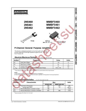 2N5461_L99Z datasheet  